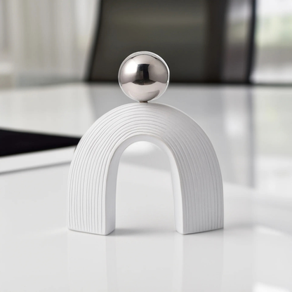 Arch and Ball Desktop Sculpture