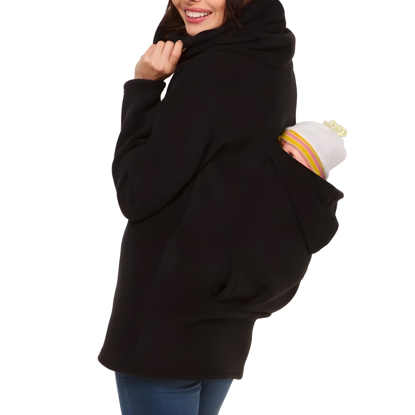 Kangaroo Pocket Maternity Hoodie