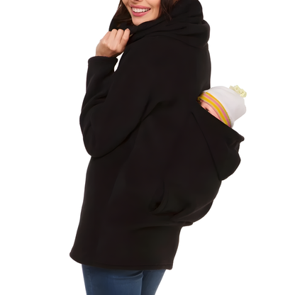 Kangaroo Pocket Maternity Hoodie