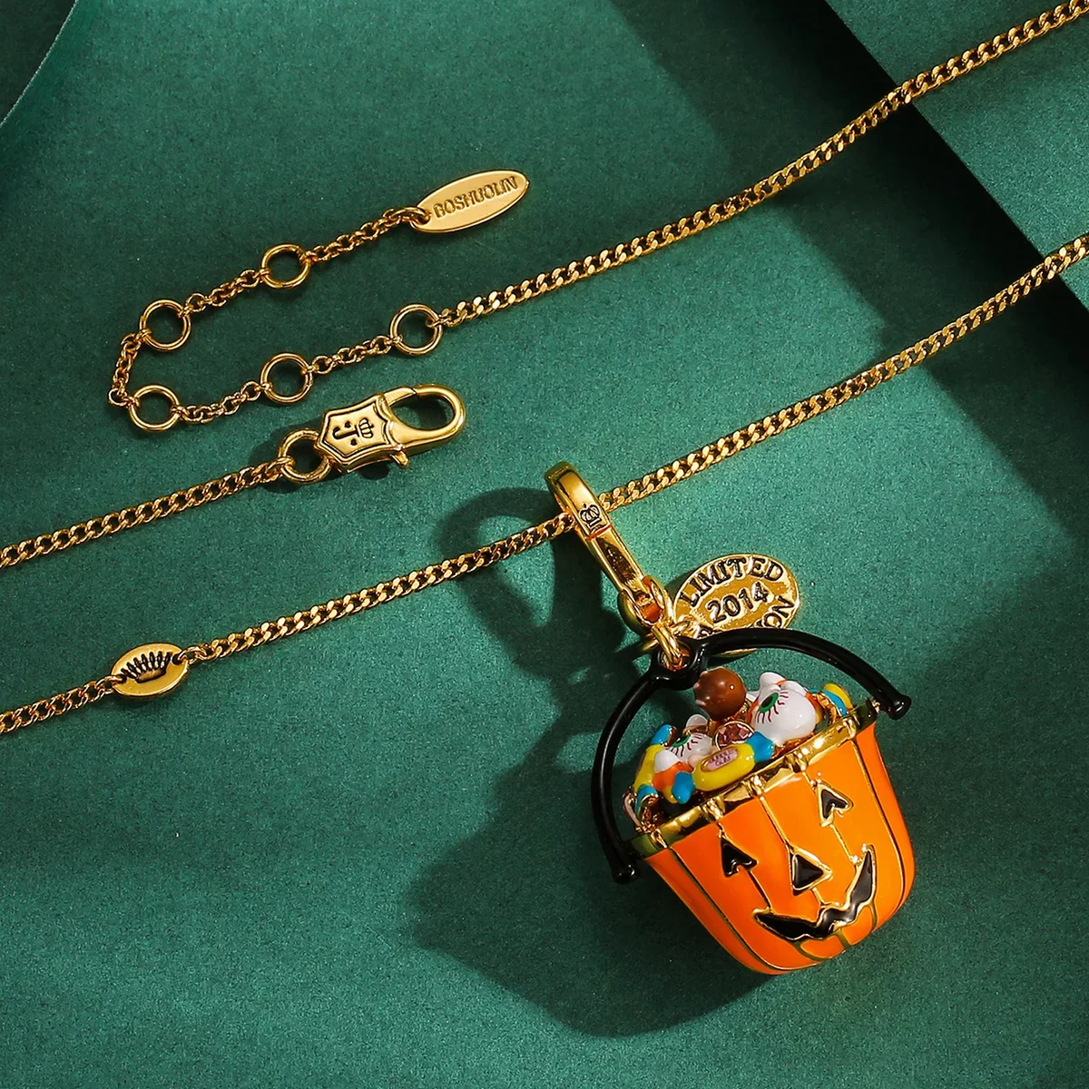 Pumpkin Pendant Necklace