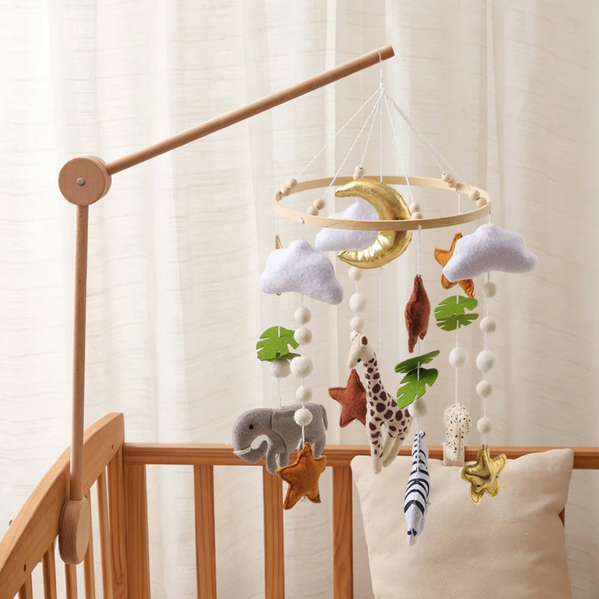 Felt Animal Crib Mobile
