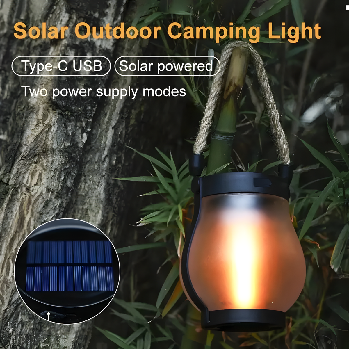 Solar Flame Lantern