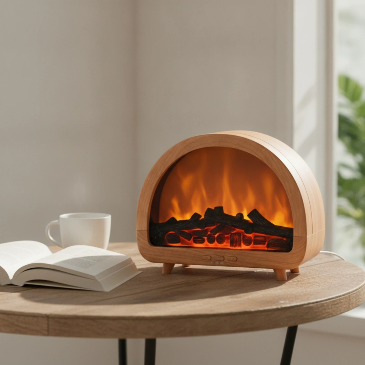 Remote-Control Fireplace Aroma Diffuser