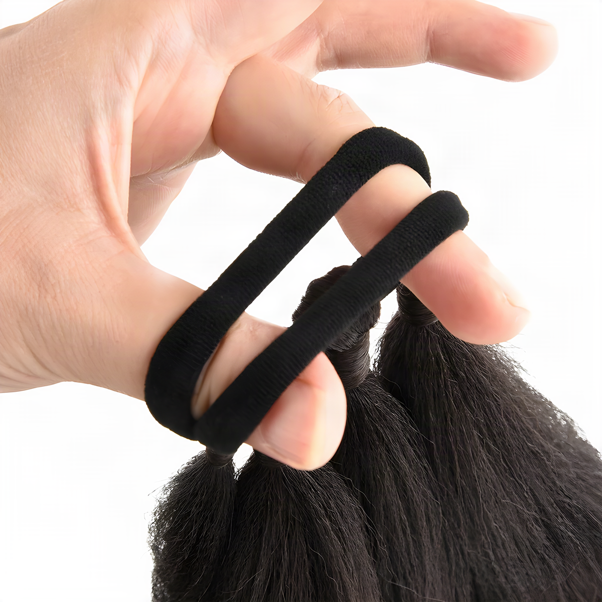 Synthetic Braidable Ponytail Extensions