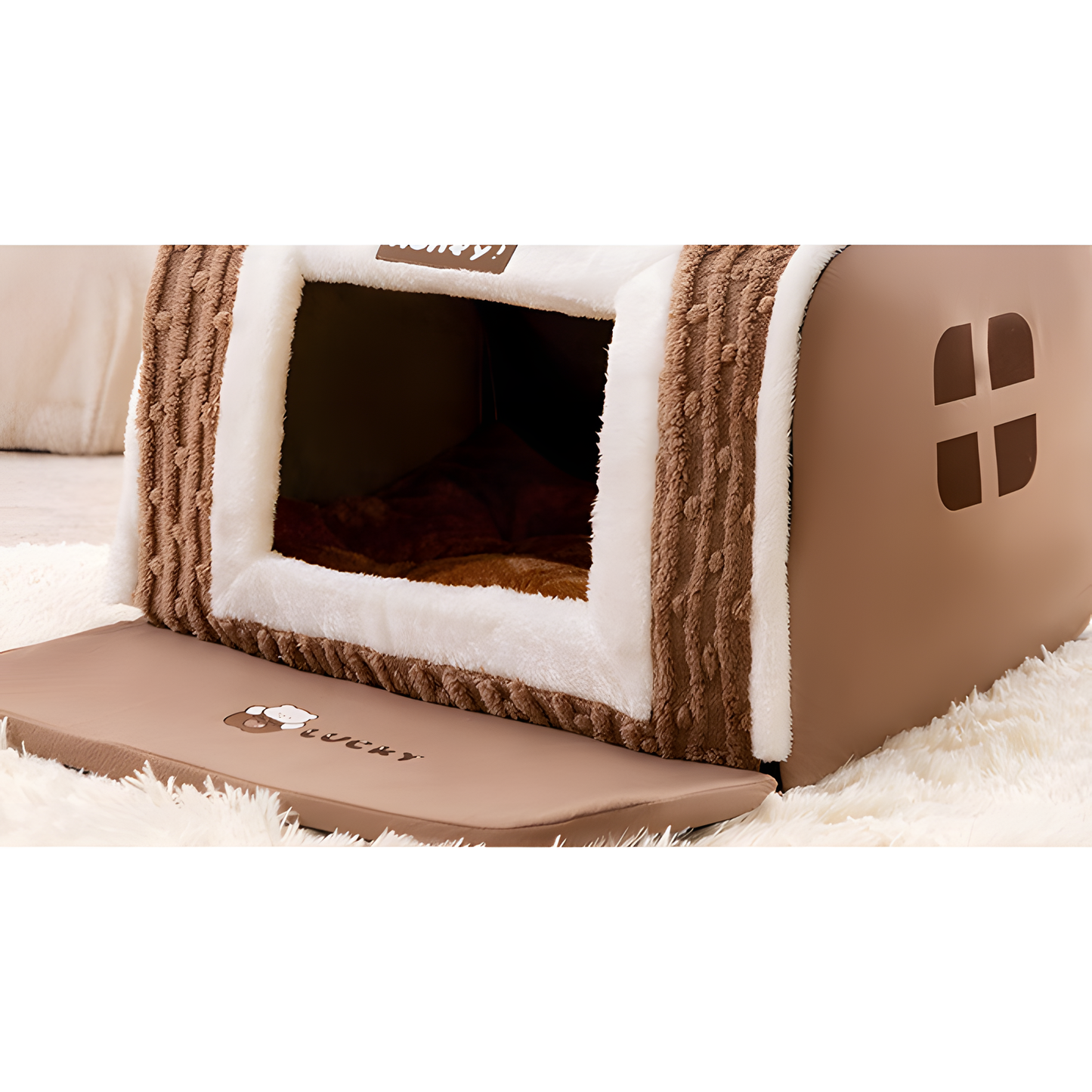 Winter Cat Bed House