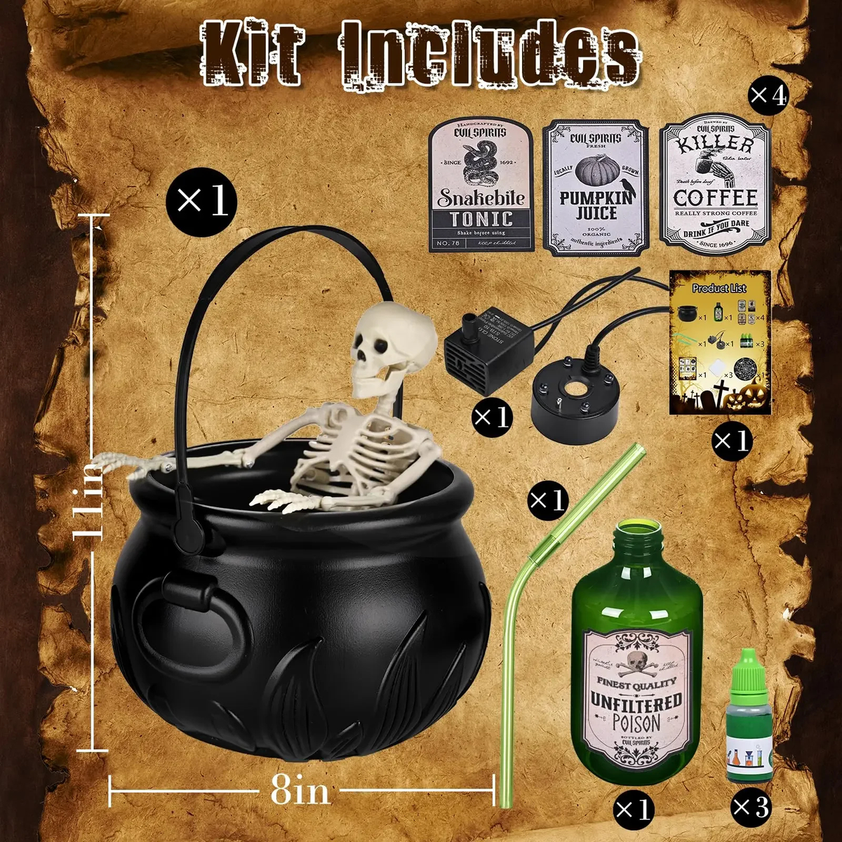 Floating Halloween Cauldron
