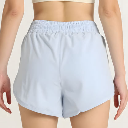 High Waist Three Quarter Workout Shorts