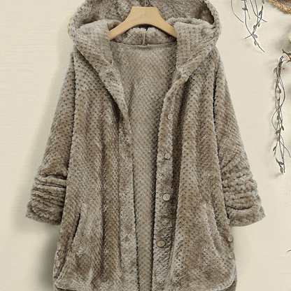 Hooded Fleece Cardigan
