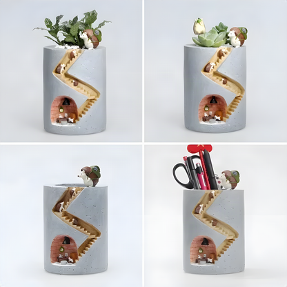 Woodland Animal Planter