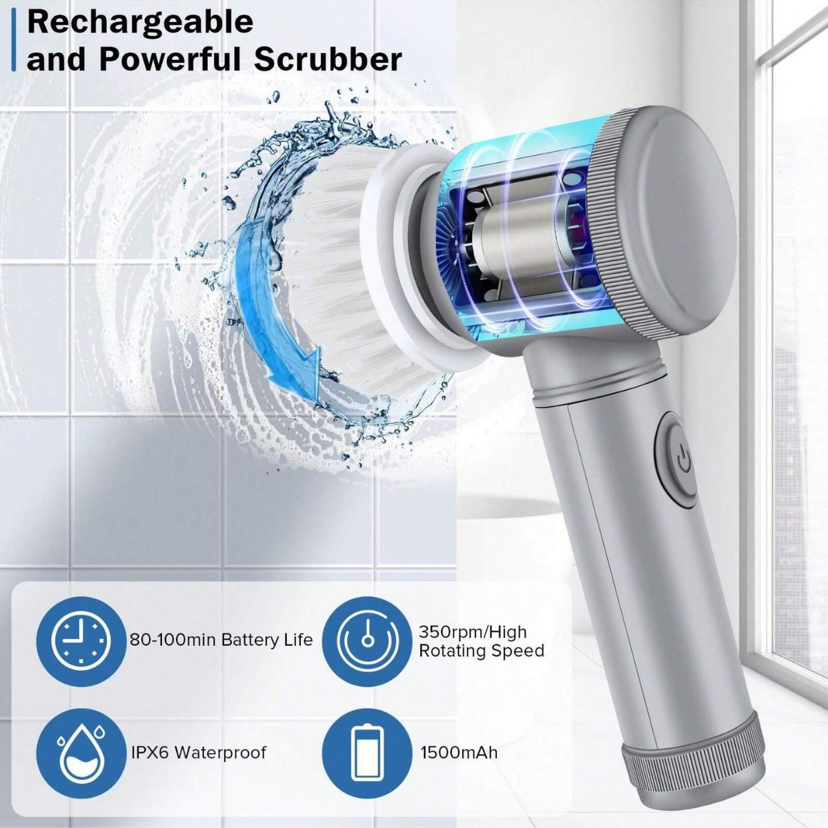Rechargeable Cleaning Brush