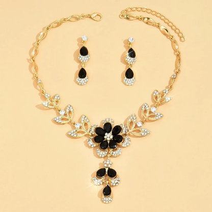Vintage Floral Jewelry Set