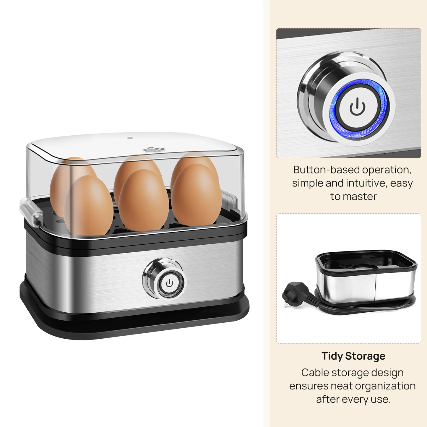 Mini Electric Egg Cooker
