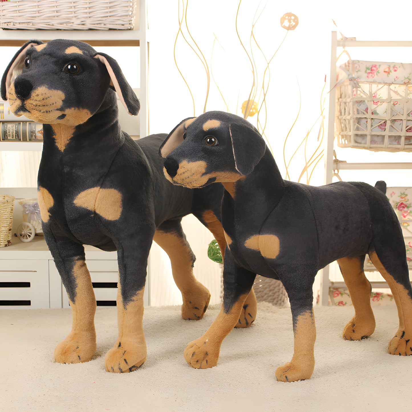 Black Dog Plush Toy