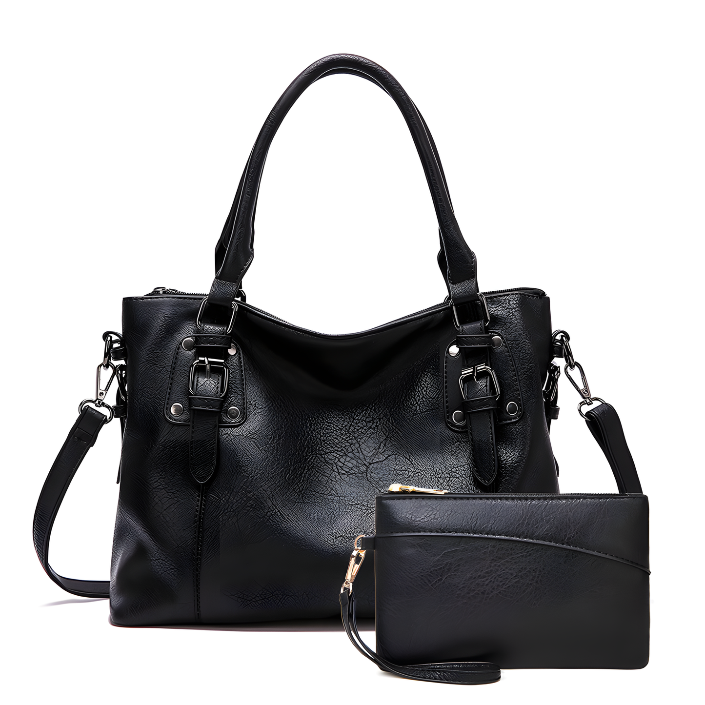 Structured Tote and Crossbody Bag