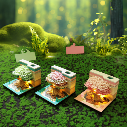 Treehouse Paper Sculpture Memo Pad