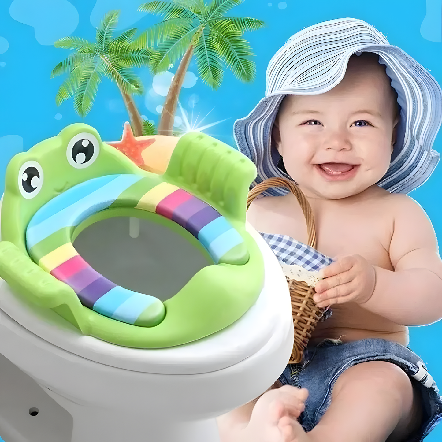 Frog Toddler Toilet Trainer