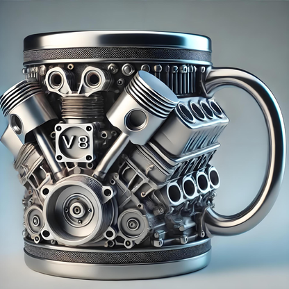 Engine-Shaped Coffee Mug