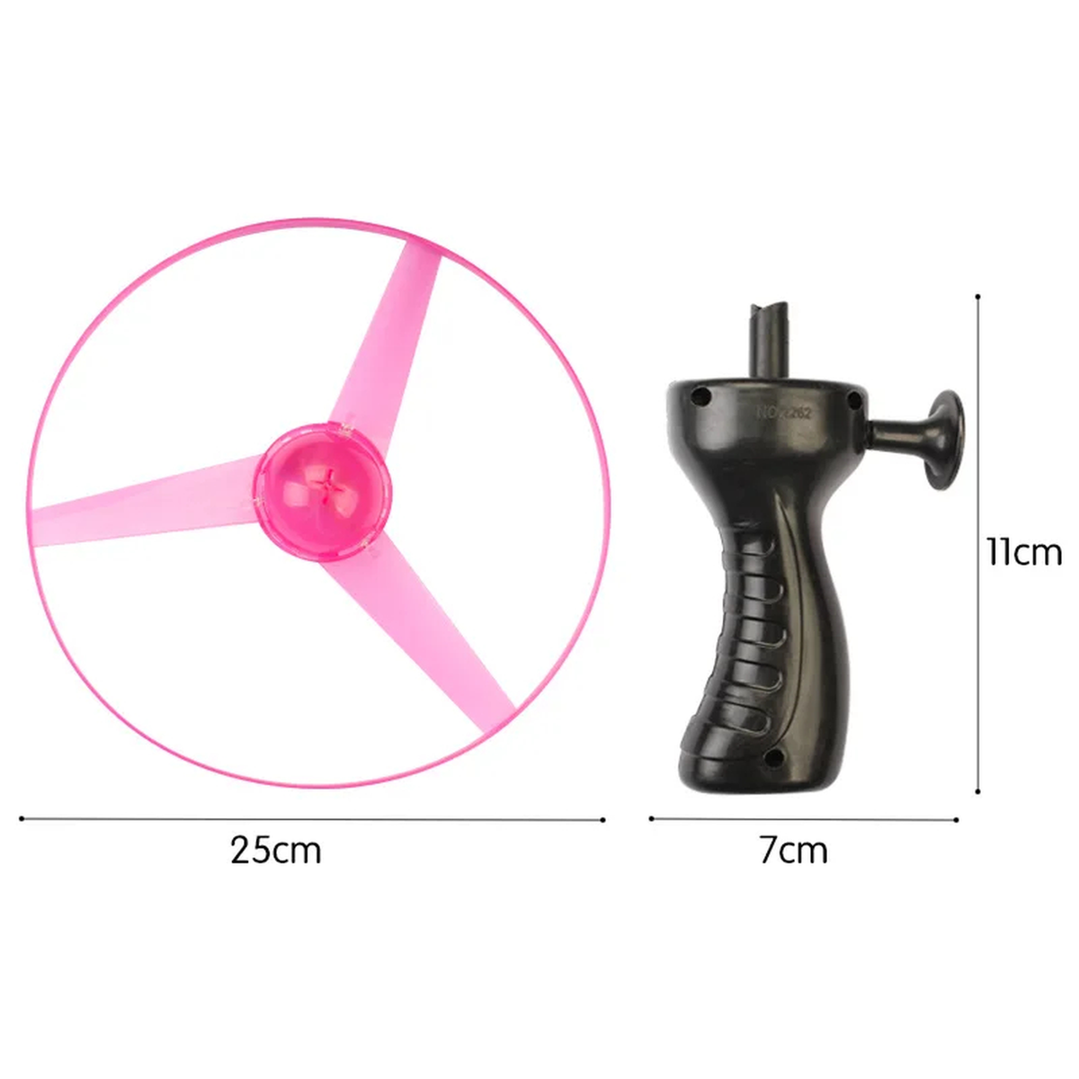 Light-Up Pull String Flying Disc