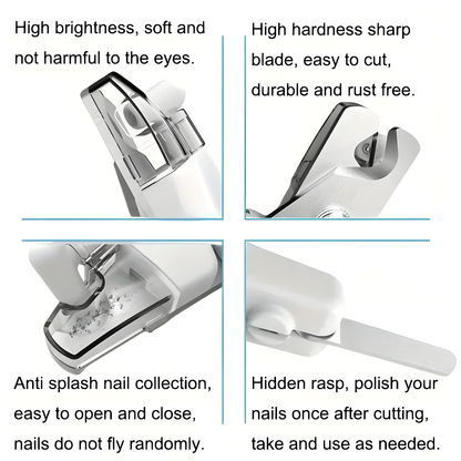 Rechargeable LED Pet Nail Clippers