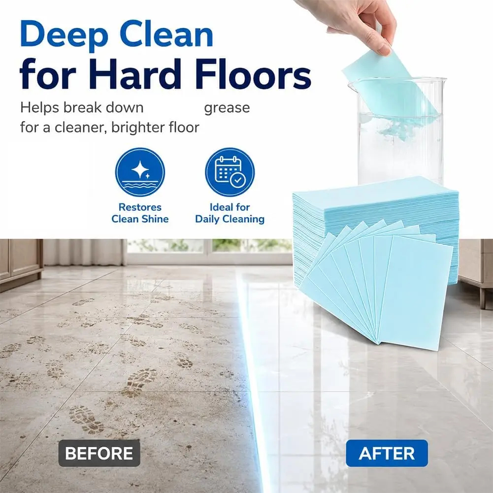 Concentrated Floor Cleaning Sheets