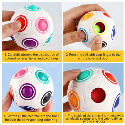 Rainbow Puzzle Ball