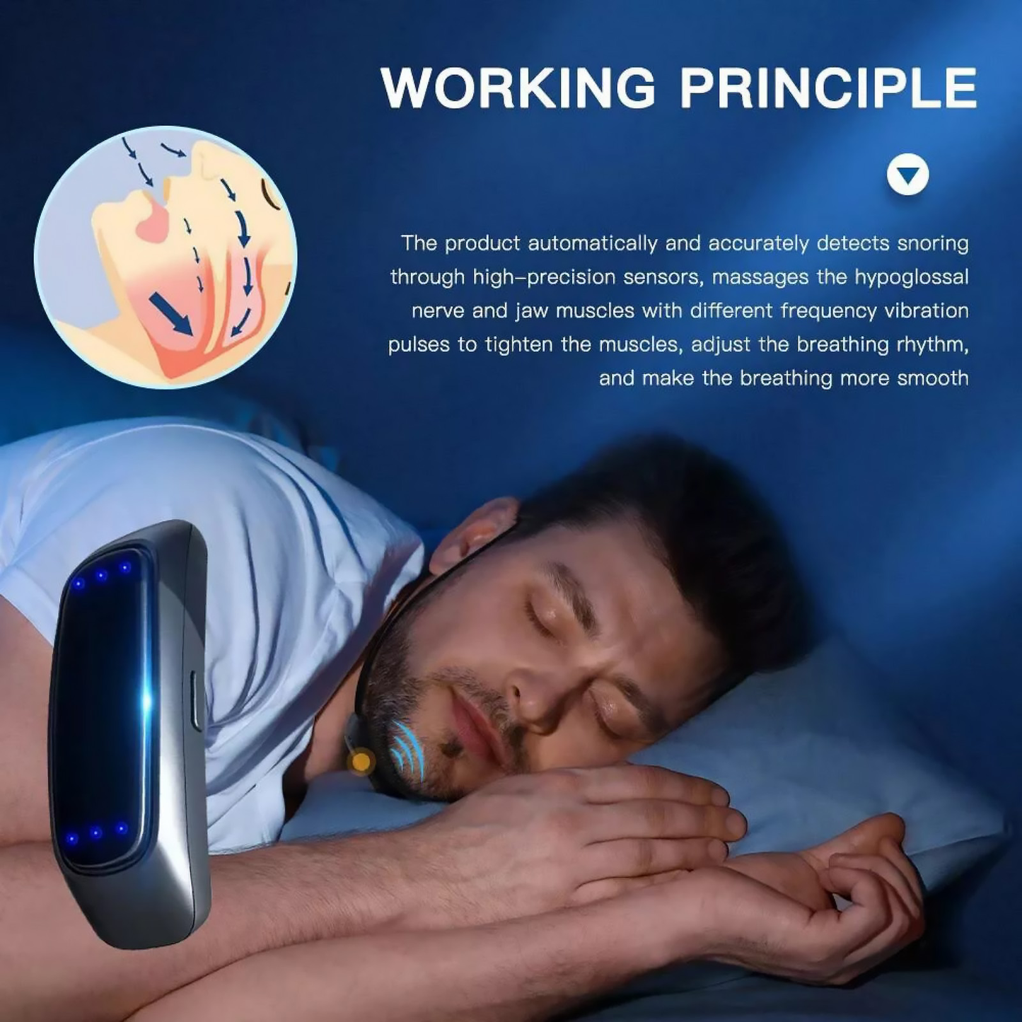 Throat Pulse Sleep Aid