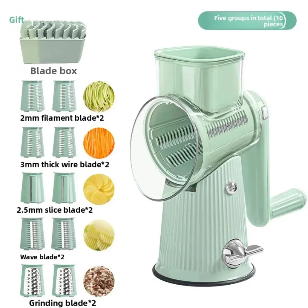 Hand-Crank Vegetable Slicer