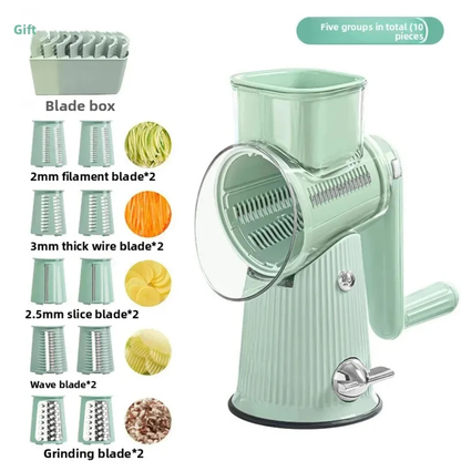 Hand-Crank Vegetable Slicer