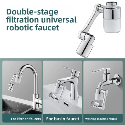 Dual-Outlet Faucet Filter Arm