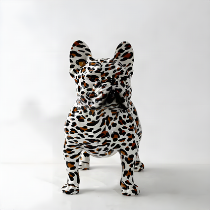 Paint-Splash Bulldog Figurine