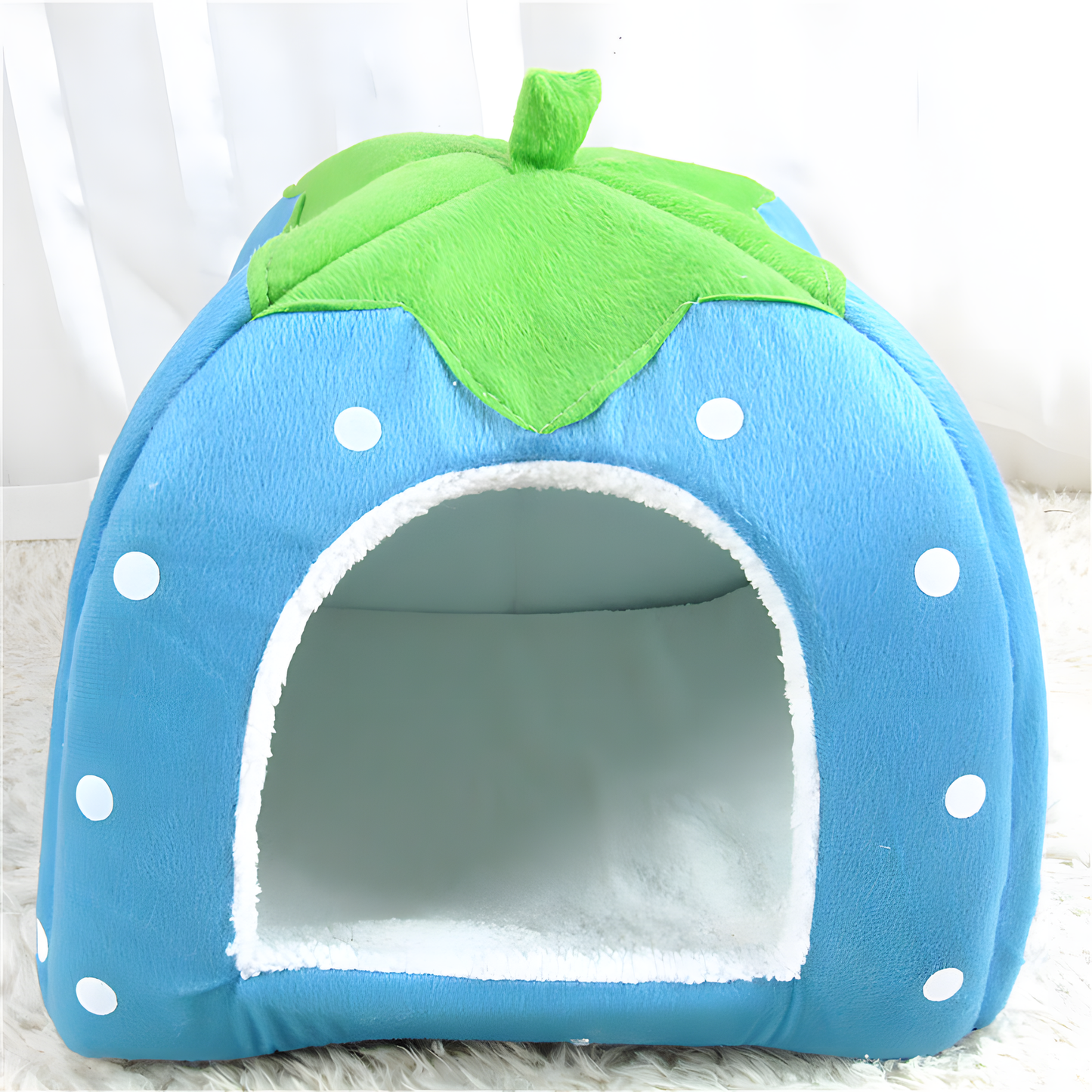 Strawberry Pet Cave Bed