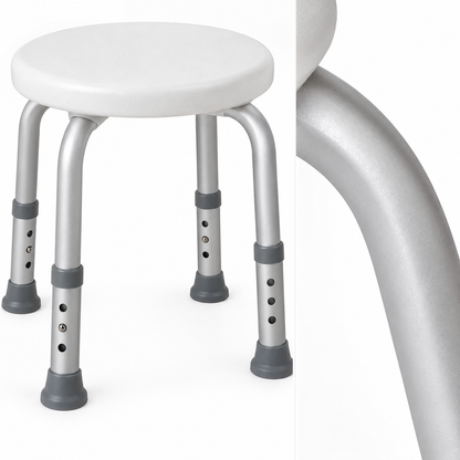 Adjustable Round Shower Stool