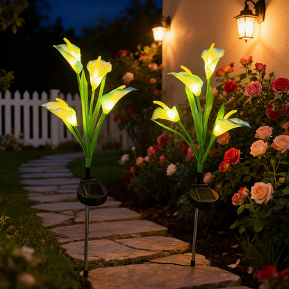 Solar Calla Lily Garden Light