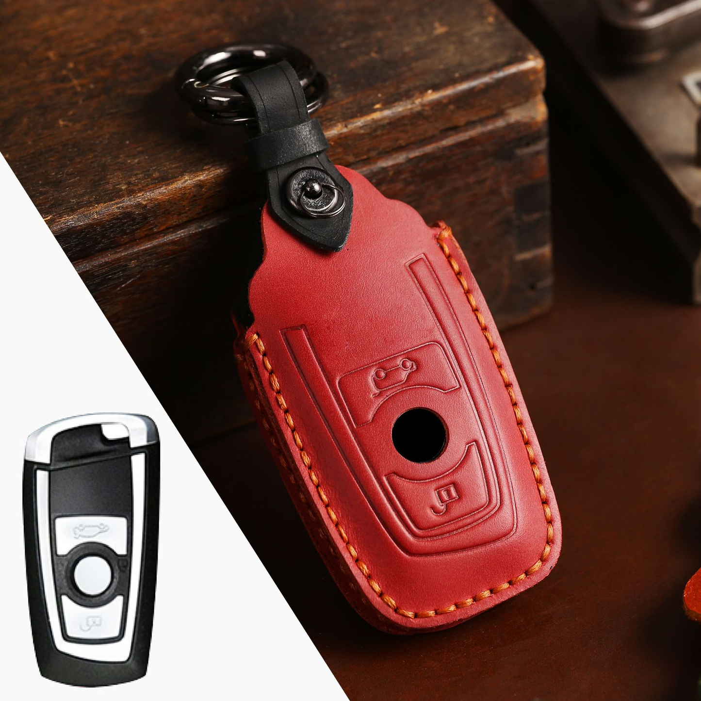 Leather Car Key Cover