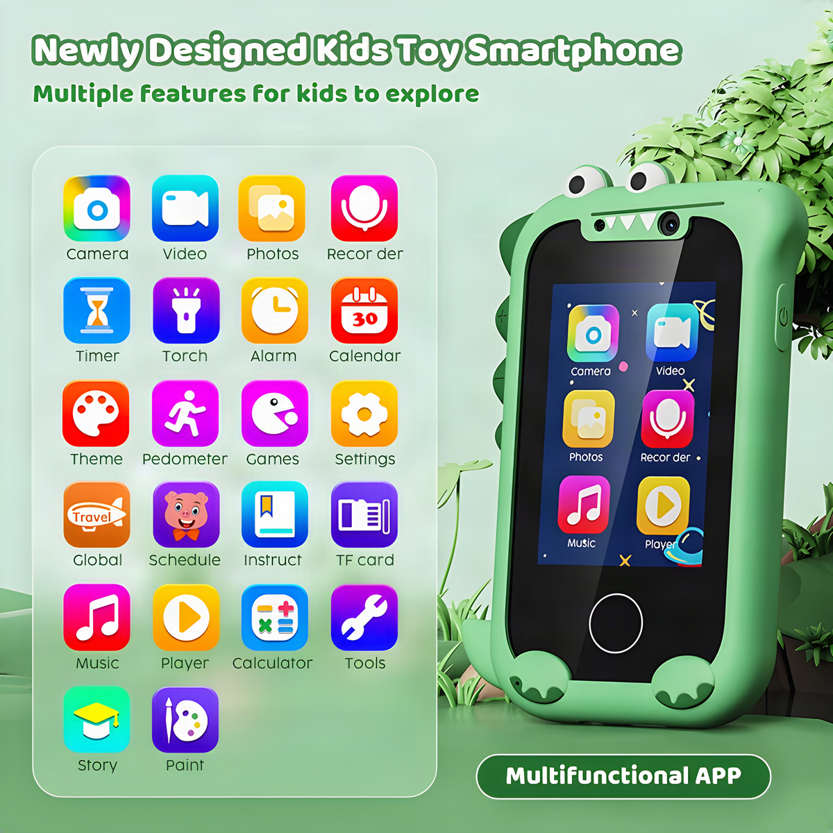 Dinosaur Kids Touchscreen Toy Phone