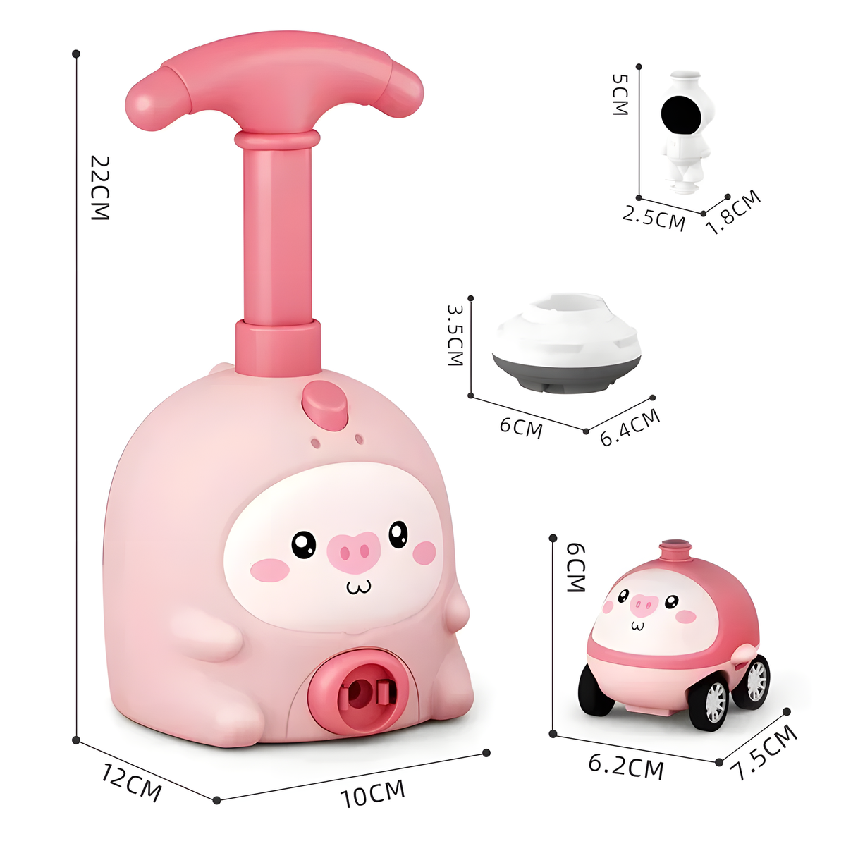 Balloon-Powered Car Toy