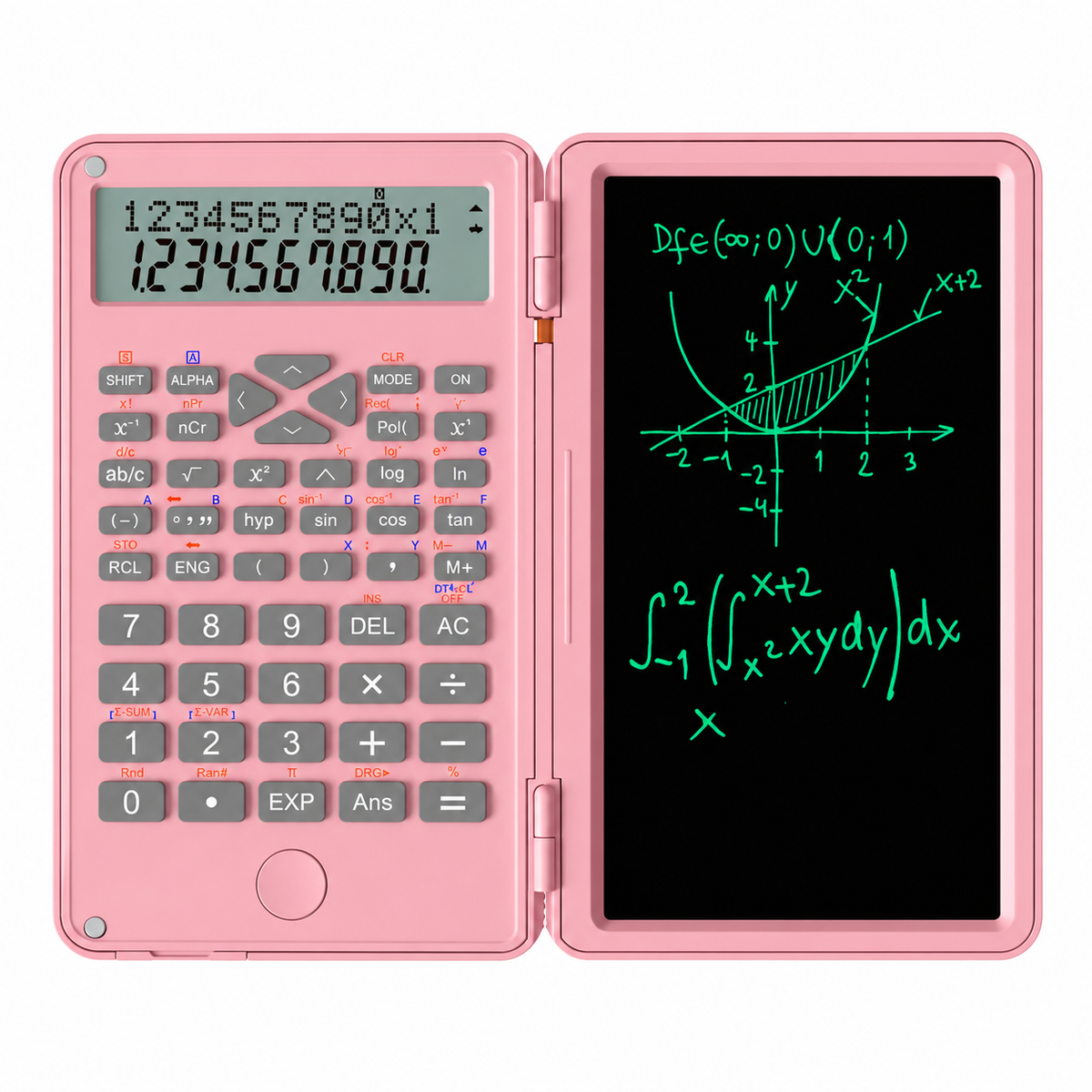 Folding Calculator with Writing Pad