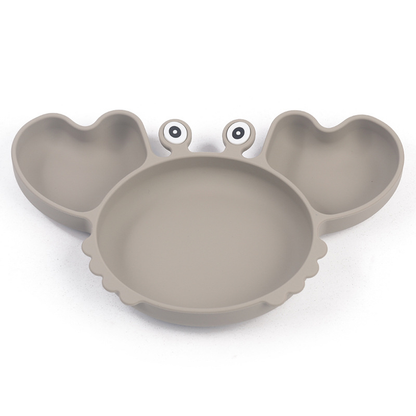 Silicone Crab Baby Feeding Set