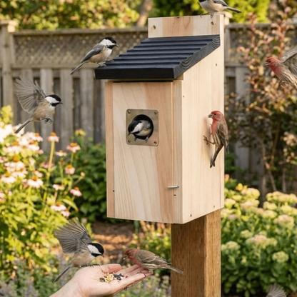 Outdoor Wooden Birdhouse