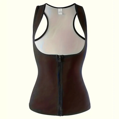 Zippered Heat-Trapping Sports Vest