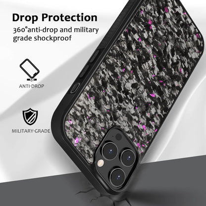 Smidd kolfiber TPU-telefonskal