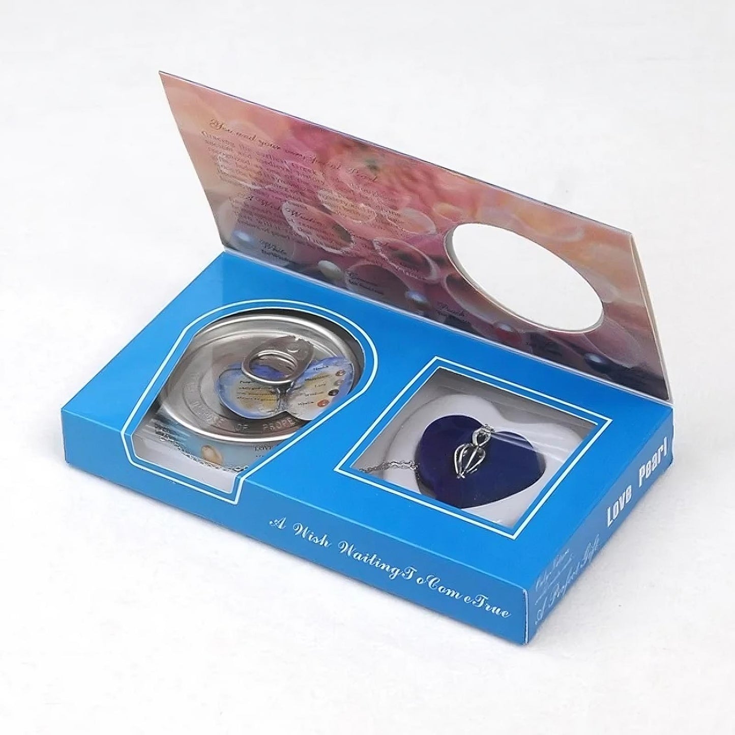 Naturpärla i snäckskal med halsband