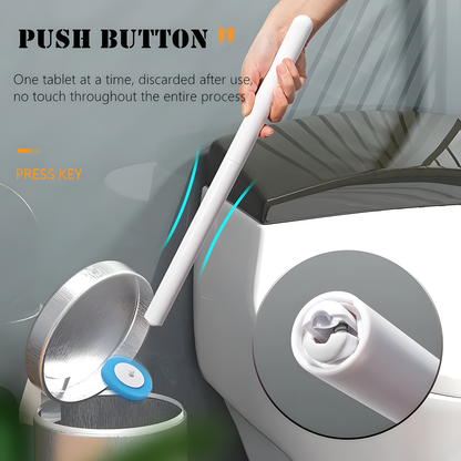 Wall Mounted Disposable Toilet Brush Set