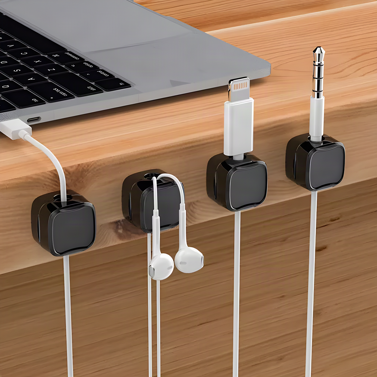 6-Pack Magnetic Cable Clips