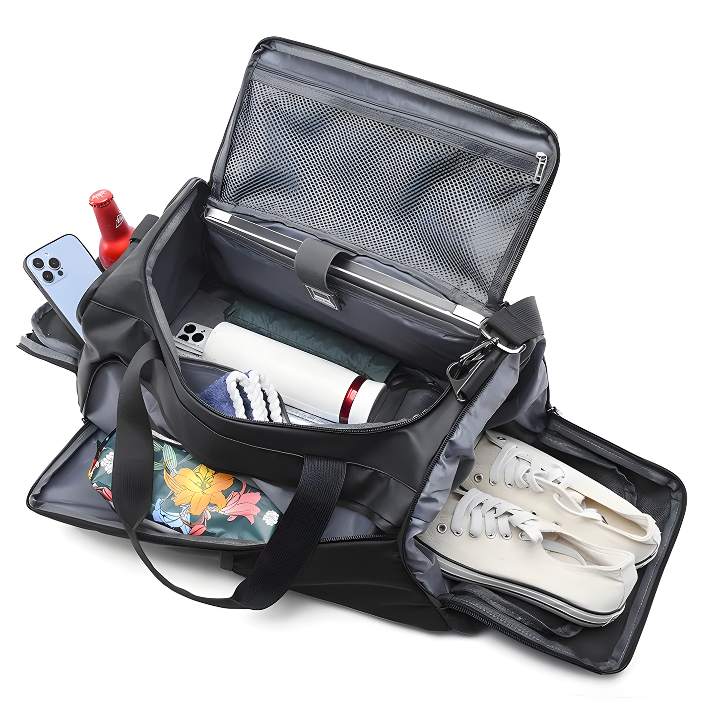 Multi-Compartment Travel Duffel