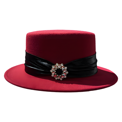 Wool Flat-Top Hat