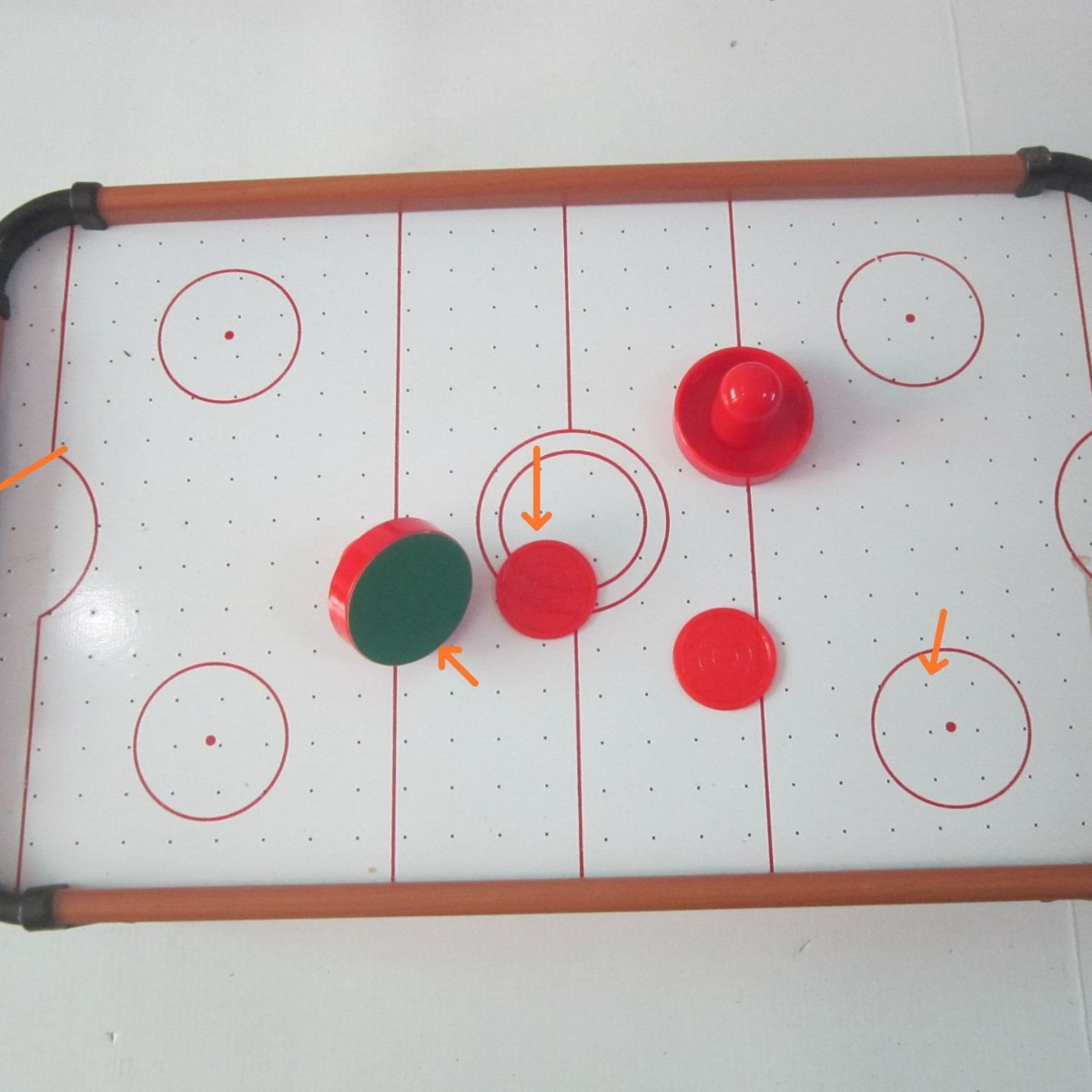 Wooden Tabletop Hockey Game