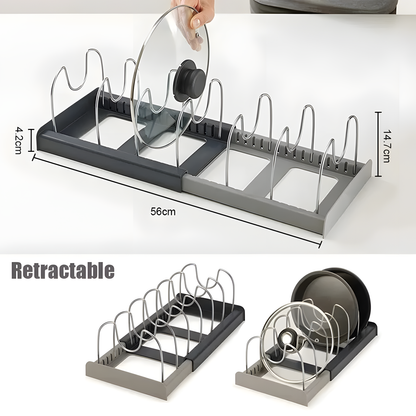 Adjustable Pot Lid Rack