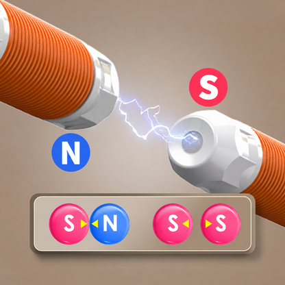 Flexible Magnetic Building Sticks
