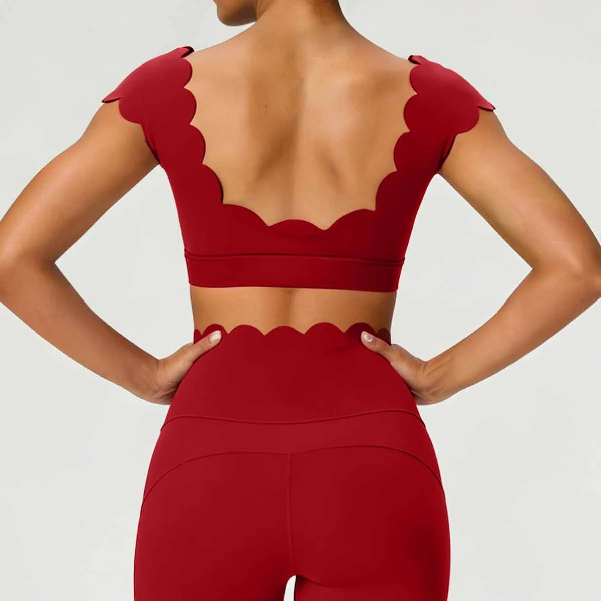 High Waist Three Quarter Yoga Pants